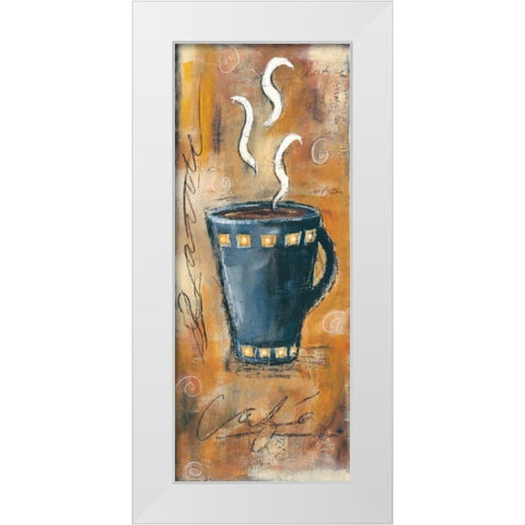 Latte White Modern Wood Framed Art Print by Gamel, Tara