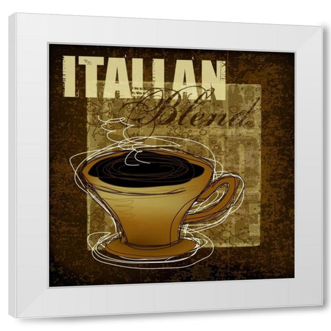 Italian Blend White Modern Wood Framed Art Print by Gamel, Tara