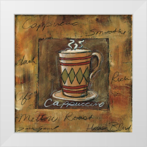 Perfect Indulgence I White Modern Wood Framed Art Print by Gamel, Tara