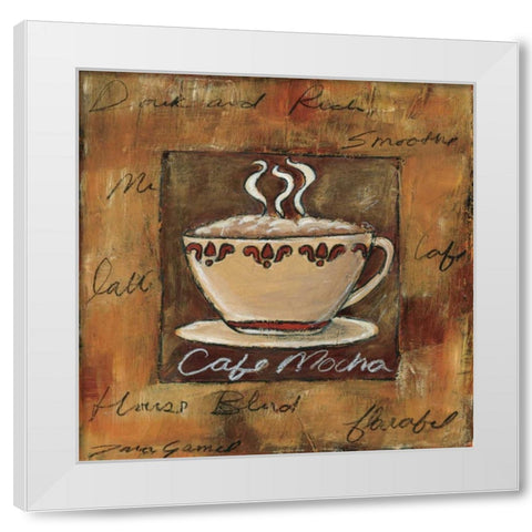 Perfect Indulgence II White Modern Wood Framed Art Print by Gamel, Tara