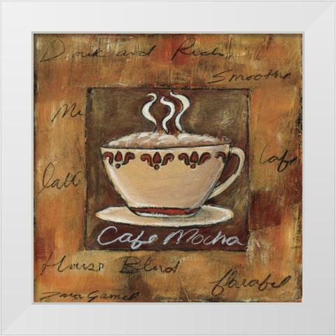 Perfect Indulgence II White Modern Wood Framed Art Print by Gamel, Tara