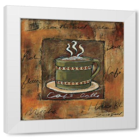 Perfect Indulgence IV White Modern Wood Framed Art Print by Gamel, Tara