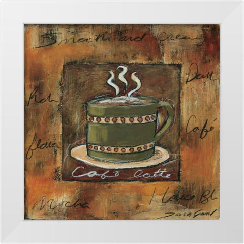 Perfect Indulgence IV White Modern Wood Framed Art Print by Gamel, Tara
