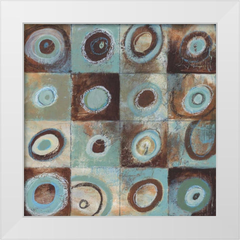 Earth I White Modern Wood Framed Art Print by Gamel, Tara