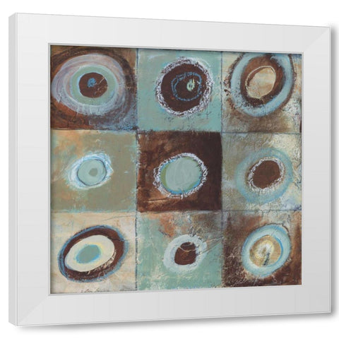 Abstract Earth I White Modern Wood Framed Art Print by Gamel, Tara