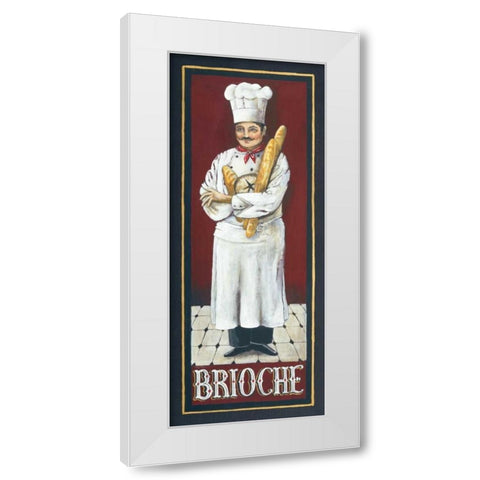 Brioche White Modern Wood Framed Art Print by Gorham, Gregory