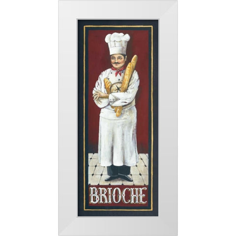 Brioche White Modern Wood Framed Art Print by Gorham, Gregory