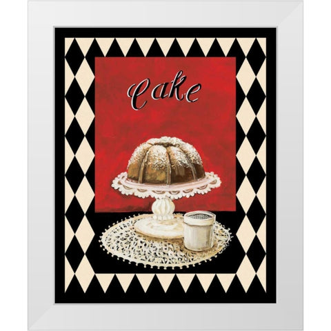 Desserts I White Modern Wood Framed Art Print by Gorham, Gregory