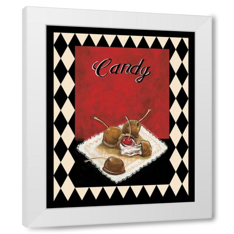 Desserts III White Modern Wood Framed Art Print by Gorham, Gregory