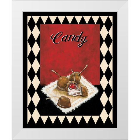 Desserts III White Modern Wood Framed Art Print by Gorham, Gregory