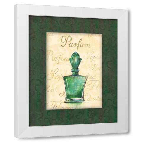 Parfum I White Modern Wood Framed Art Print by Gorham, Gregory