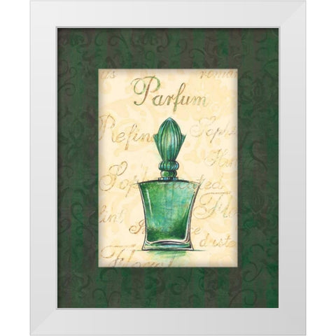 Parfum I White Modern Wood Framed Art Print by Gorham, Gregory