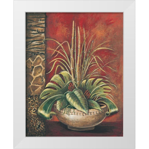 Exotic Tropical I White Modern Wood Framed Art Print by Gorham, Gregory