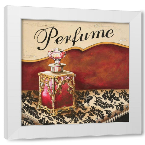 Perfume White Modern Wood Framed Art Print by Gorham, Gregory