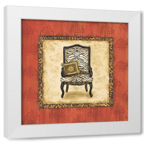 Parlor Chair II White Modern Wood Framed Art Print by Gorham, Gregory