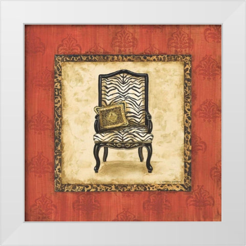 Parlor Chair II White Modern Wood Framed Art Print by Gorham, Gregory