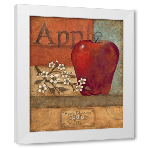Apple Crate White Modern Wood Framed Art Print by Gorham, Gregory