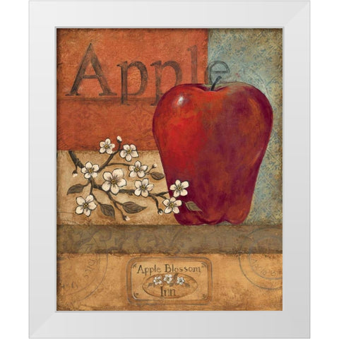 Apple Crate White Modern Wood Framed Art Print by Gorham, Gregory