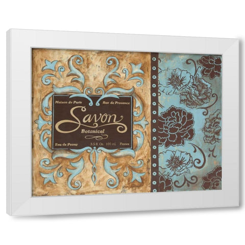 Savon de Paris White Modern Wood Framed Art Print by Gorham, Gregory