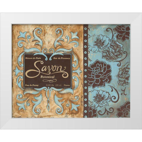 Savon de Paris White Modern Wood Framed Art Print by Gorham, Gregory