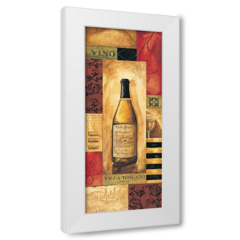 Villa Toscano Panel White Modern Wood Framed Art Print by Gorham, Gregory
