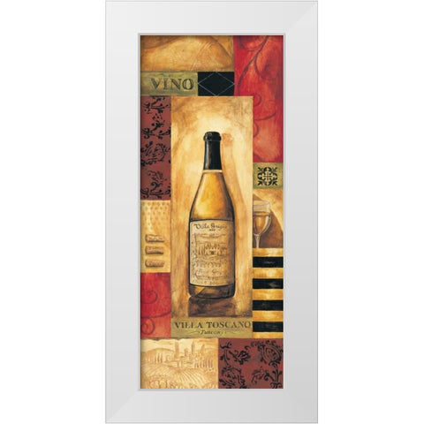 Villa Toscano Panel White Modern Wood Framed Art Print by Gorham, Gregory