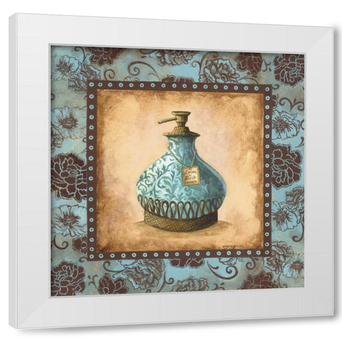 Lotion White Modern Wood Framed Art Print by Gorham, Gregory