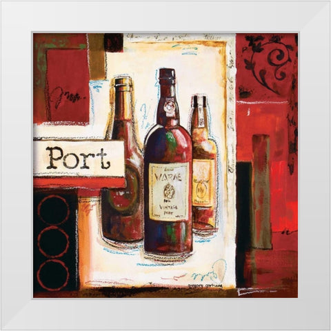 Evening Spirits I White Modern Wood Framed Art Print by Gorham, Gregory