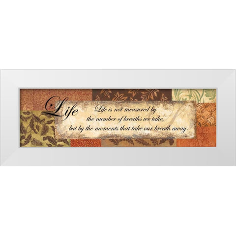 Lifes Moments - special White Modern Wood Framed Art Print by Gorham, Gregory