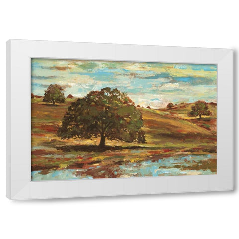 Landscape I White Modern Wood Framed Art Print by Gorham, Gregory