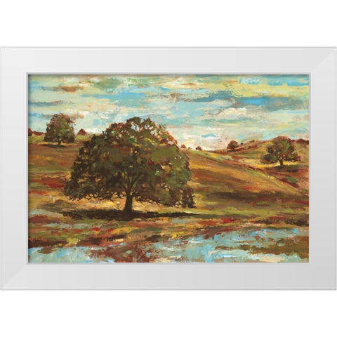 Landscape I White Modern Wood Framed Art Print by Gorham, Gregory