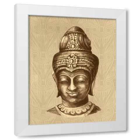 Lopburi II White Modern Wood Framed Art Print by Gorham, Gregory