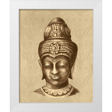 Lopburi II White Modern Wood Framed Art Print by Gorham, Gregory