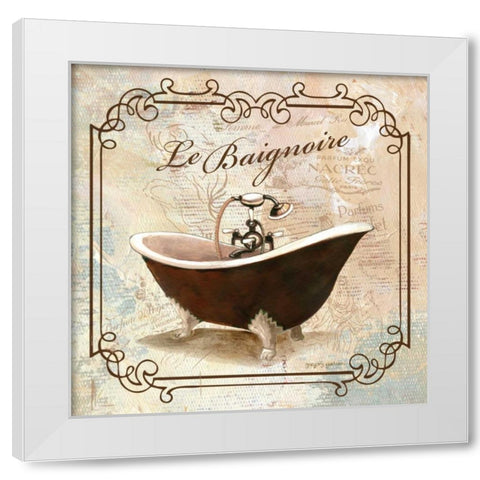 Femme Tub White Modern Wood Framed Art Print by Gorham, Gregory