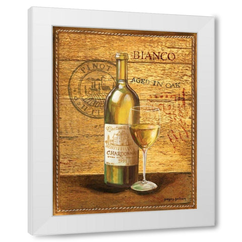 Aged in Oak II White Modern Wood Framed Art Print by Gorham, Gregory
