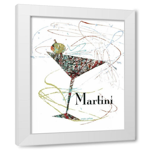 Happy Hour Motif I White Modern Wood Framed Art Print by Gorham, Gregory