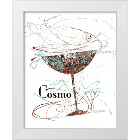 Happy Hour Motif Ii White Modern Wood Framed Art Print by Gorham, Gregory
