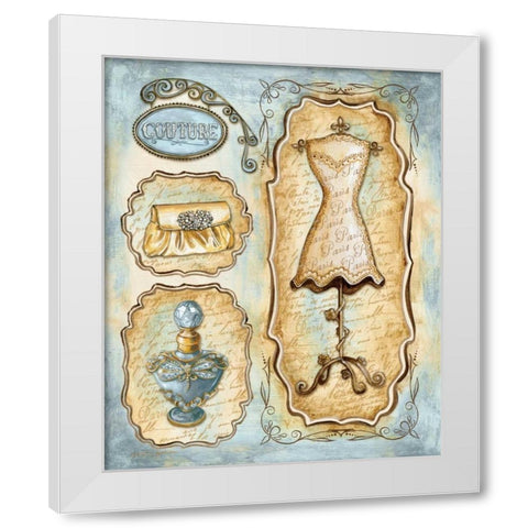 Paris Boutique II White Modern Wood Framed Art Print by Gorham, Gregory