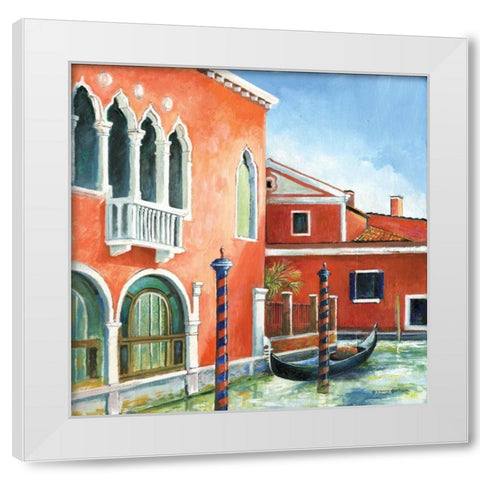 Italian Scene III White Modern Wood Framed Art Print by Gorham, Gregory