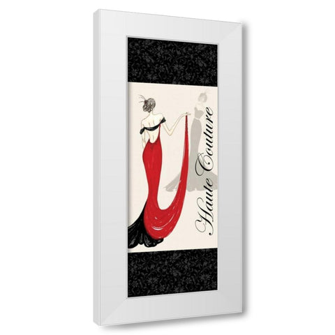 Haute Couture II White Modern Wood Framed Art Print by Guinn, Katie