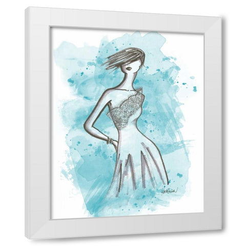 From the Runway I White Modern Wood Framed Art Print by Guinn, Katie