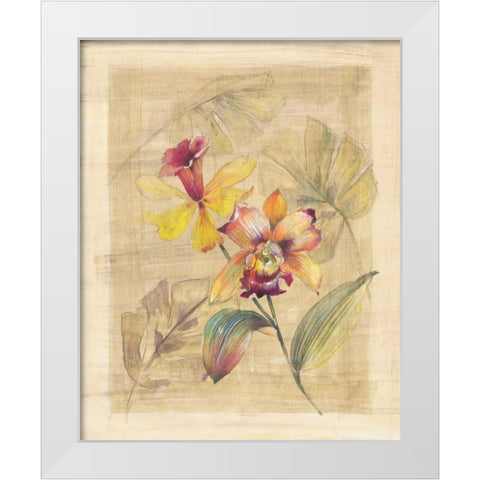 Bahama Breeze II White Modern Wood Framed Art Print by Hargittai, Paul