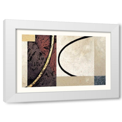Line and Verse #II5 White Modern Wood Framed Art Print by Holland, Cynthia