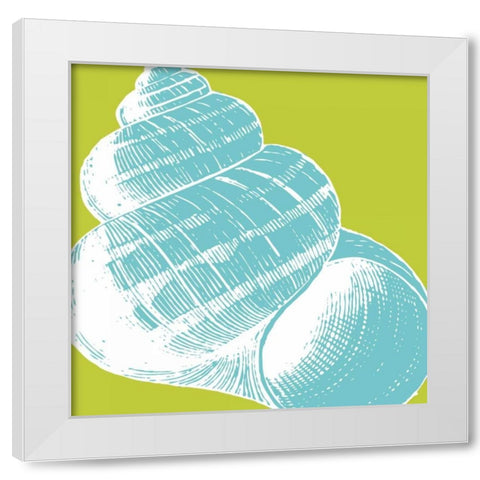 Graphic Shell III White Modern Wood Framed Art Print by Harbick, N