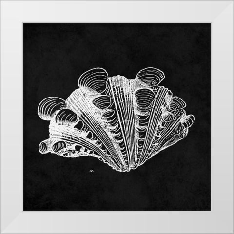 Elegant Negative III White Modern Wood Framed Art Print by Harbick, N