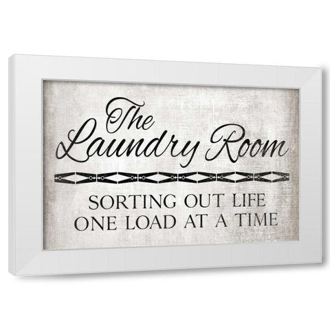 Sorting Life White Modern Wood Framed Art Print by Harbick, N