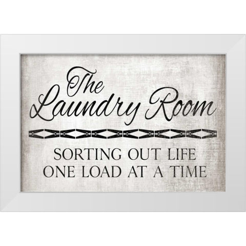 Sorting Life White Modern Wood Framed Art Print by Harbick, N
