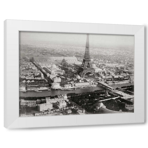 Vintage Paris I White Modern Wood Framed Art Print by Harbick, N.