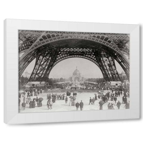 Vintage Paris II White Modern Wood Framed Art Print by Harbick, N.
