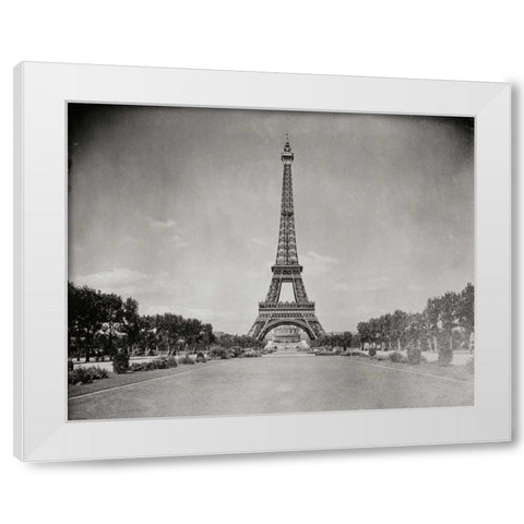 Vintage Paris IV White Modern Wood Framed Art Print by Harbick, N.